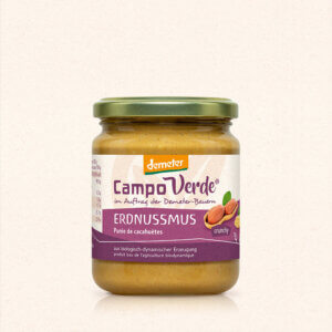 Campo Verde Demeter Erdnussmus crunchy