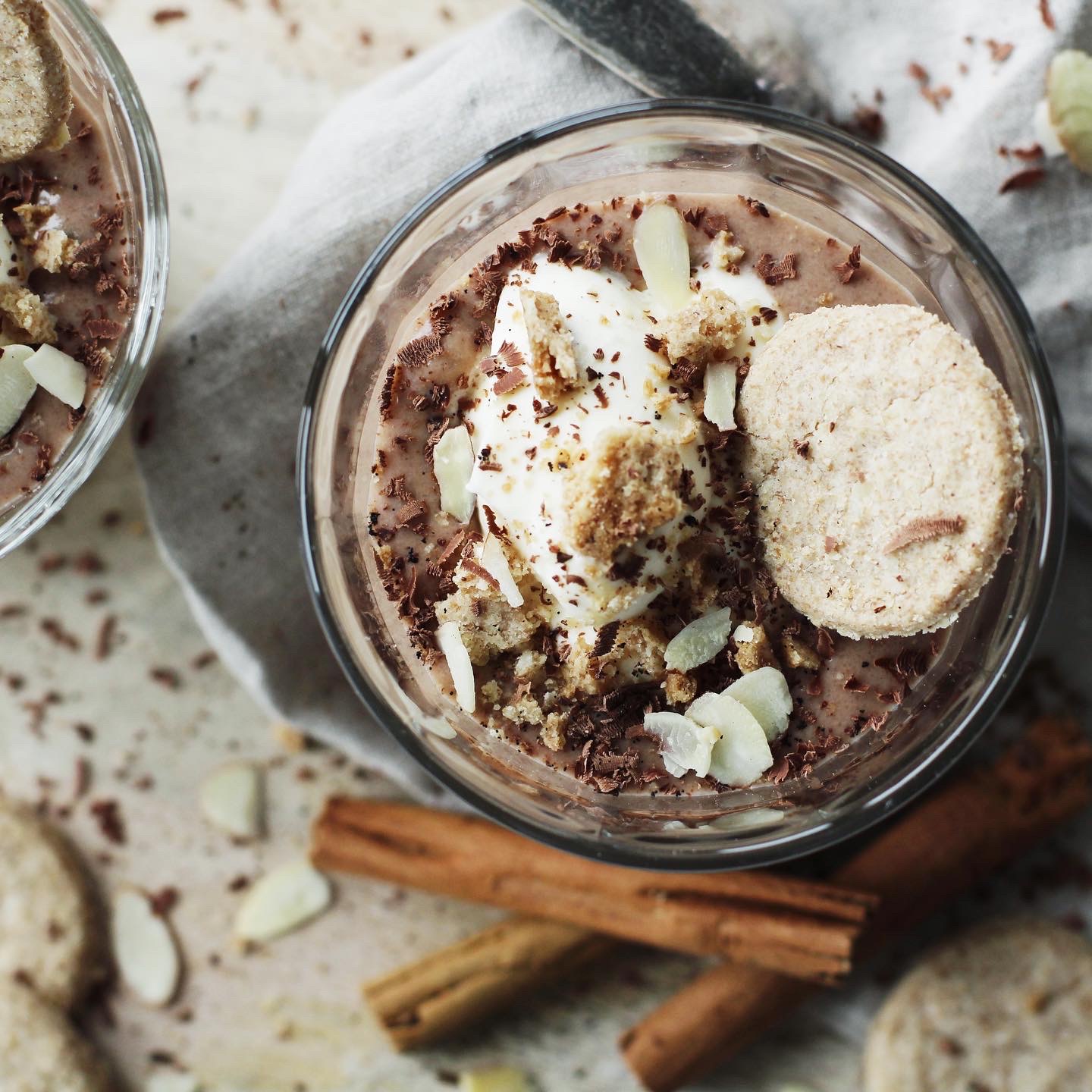 Weihnachtsmenü – Nachtisch: Sahne-Grießpudding mit Zimt