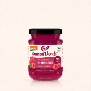 Campo Verde Demeter Fruchtaufstrich Himbeere - 70 % Frucht