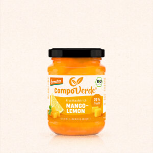 Campo Verde Demeter Fruchtaufstrich Mango-Lemon - 70 % Frucht
